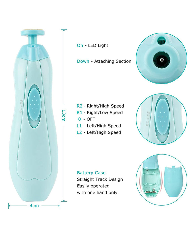 Baby Electric Nail Clipper – Painless & Safe for Newborns