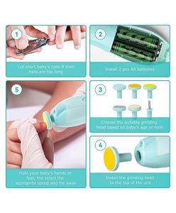 Baby Electric Nail Clipper – Painless & Safe for Newborns