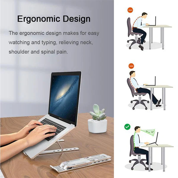 Foldable Laptop Stand Non-slip Desktop Notebook Holder