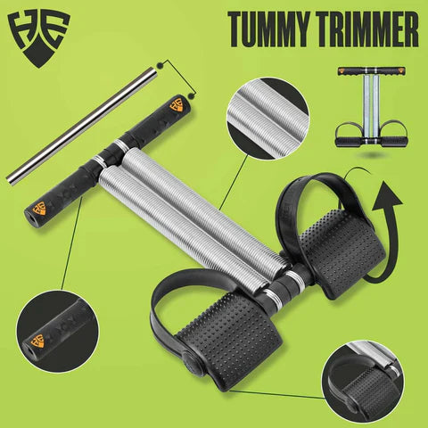 Tummy Trimmer Double Spring Exercise Machine  (Premium Quality)