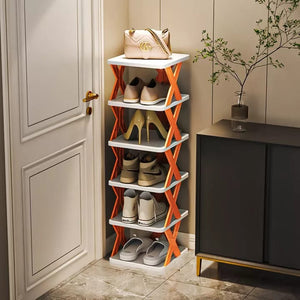 X Shape Shoe Rack