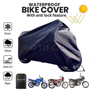 Waterproof Bike Top Cover with anti-theft Feature