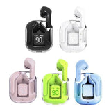 Air31 Earbuds Wireless Crystal Transparent Bluetooth 5.3 Air 31 Ear buds Wireless Headset