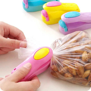 Portable mini heat sealing electric machine.